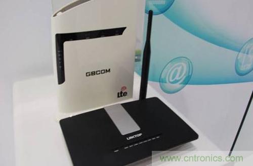 圖4：基于聯(lián)芯科技4模11頻基帶芯片 LC1761的TD-LTE CPE。