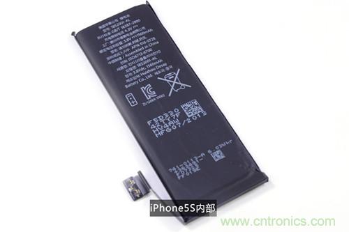 土豪金iPhone 5S拆解：內部結構升級，維修難度增加