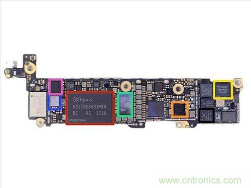 土豪金iPhone 5S拆解：內部結構升級，維修難度增加