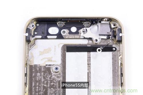 土豪金iPhone 5S拆解：內部結構升級，維修難度增加