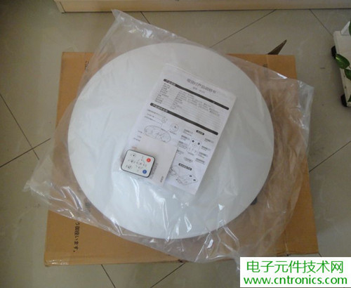 高端大氣上檔次！智能遙控調(diào)光LED吸頂燈拆解