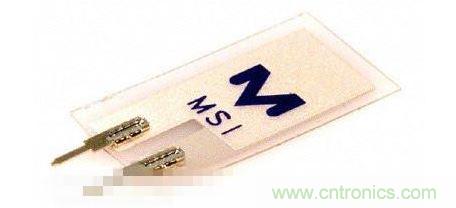 Measurement Specialties 的 MSP1006 壓電晶體。