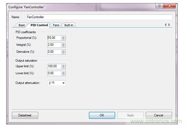 用于PSoC 3、PSoC 4與PSoC 5設(shè)計(jì)的PSoC Creator風(fēng)扇控制器設(shè)計(jì)向?qū)? width=