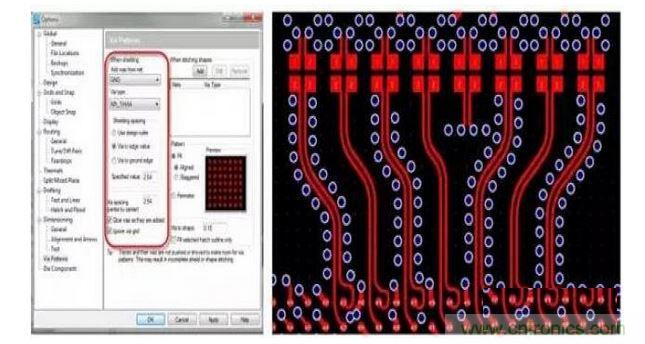 PCB 設計工具如果能夠控制共面波導和波導過孔的創(chuàng)建，將有助于顯著減少設計錯誤和縮短設計時間。