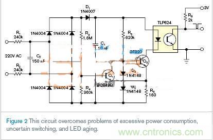 新一代LED光耦電路設(shè)計，改進(jìn)老化和能耗