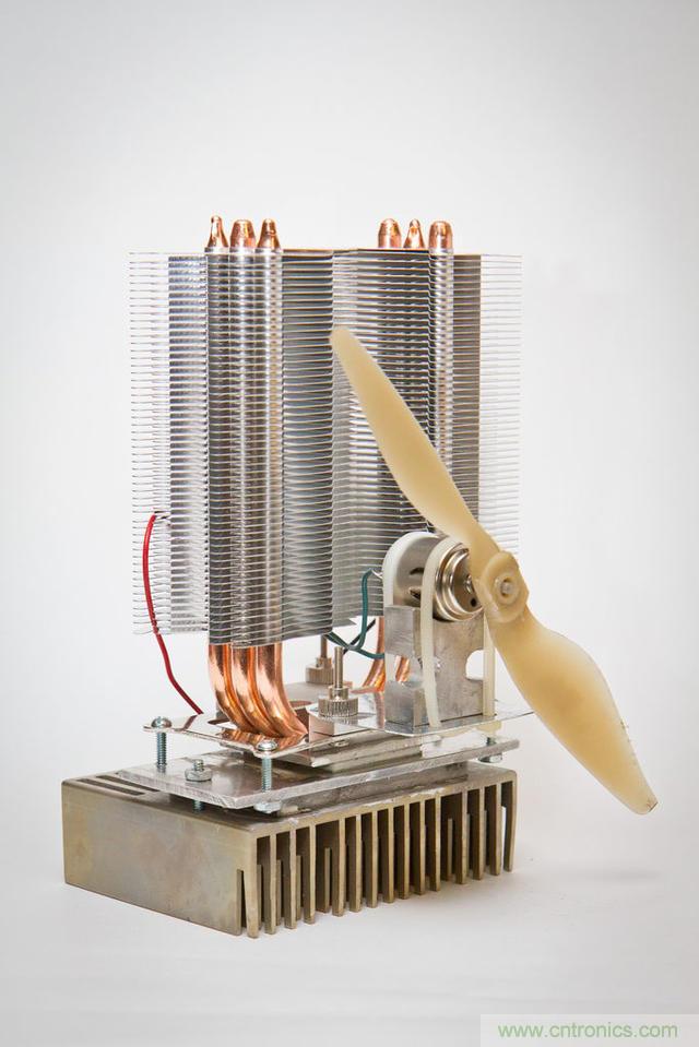 溫差發(fā)電機:不用電的“智能”風扇