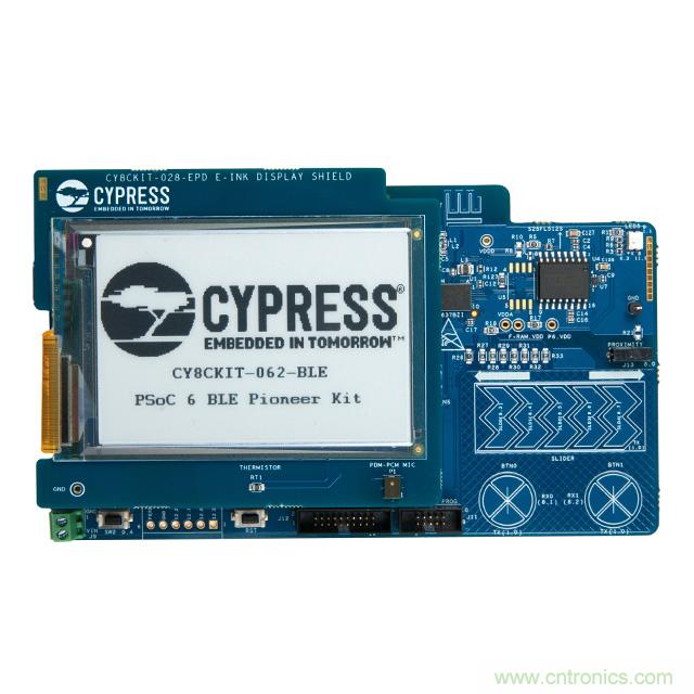 Cypress Semiconductor PSoC 6 BLE Pioneer 套件現(xiàn)已入庫(kù) Digi-Key；客戶預(yù)訂訂單陸續(xù)發(fā)貨中