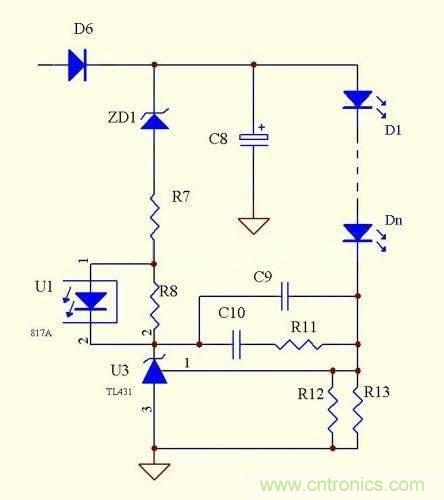 LED驅(qū)動(dòng)電源：3個(gè)電路巧妙利用TL431來(lái)恒流！