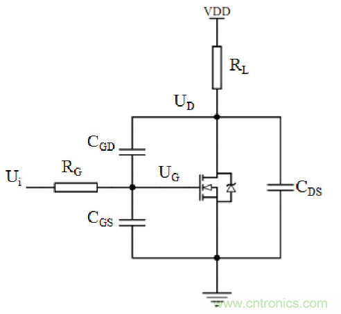 MOSFET的寄生電容是如何影響其開(kāi)關(guān)速度的？