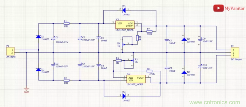 怎樣構(gòu)建可調(diào)線性AC-DC電源供用戶自由調(diào)節(jié)？